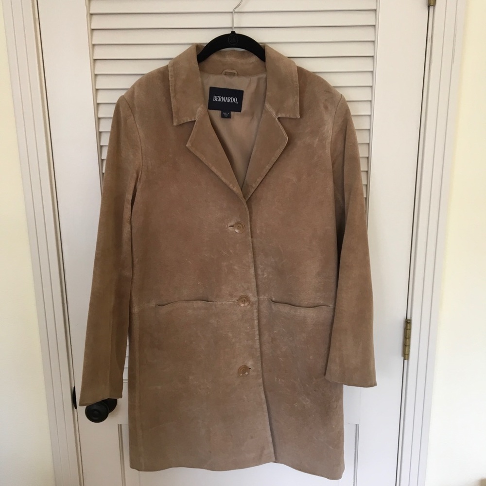 Vintage Bernardo Suede Long Jacket